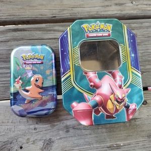Pokémon trading card game collectable tins